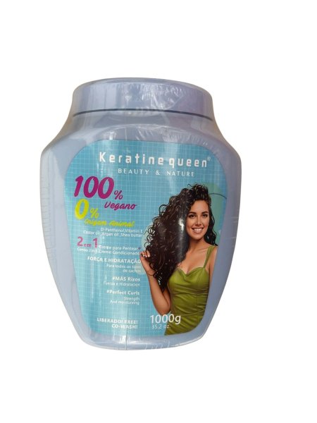 كريم شعر 2 في 1 للترطيب والقوة – Keratine Queen Perfect Curls Cream