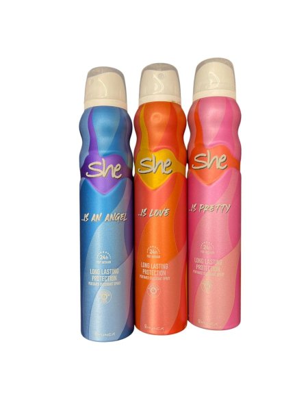 She Perfumed Deodorant Spray | بخاخ شي