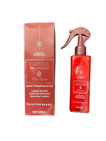 Keratine Queen Caviar with Collagen Hair Spray | بخاخ كيراتين كافيار مع كولاجين