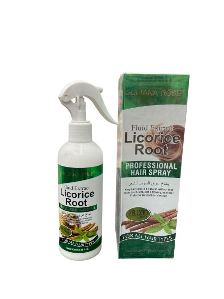 Sultana Rose Licorice Root Hair Spray | بخاخ عرق السوس للشعر
