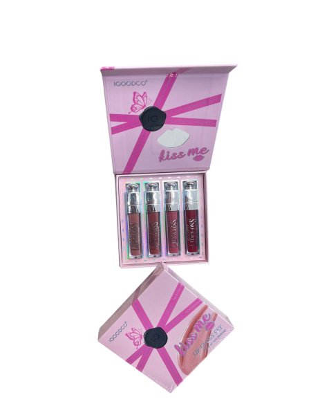 باك ليب جلوس صغير Kiss Me Lip Gloss Set (4 قطع)