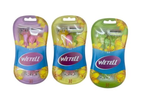 🪒 Wetell 3T Set – طقم شفرات نسائية (3 قطع)