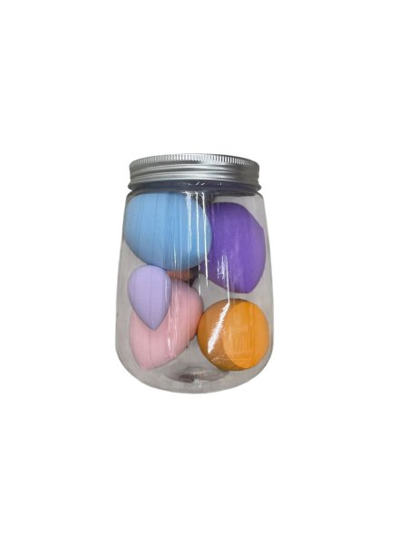علبة إسفنج مكياج – Makeup Sponge Set Jar بيوتي بلاندر 