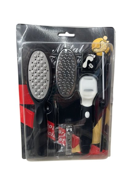 🖤 طقم باديكير احترافي – Pedicure Care Kit (Black Set)