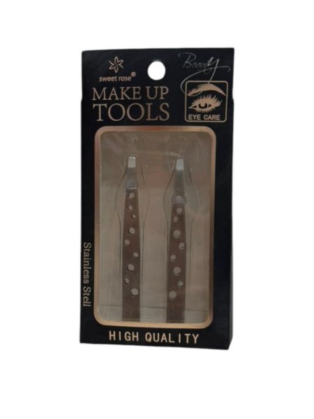 ✂️ ملقط حواجب ستانلس ستيل – Stainless Steel Tweezers Set