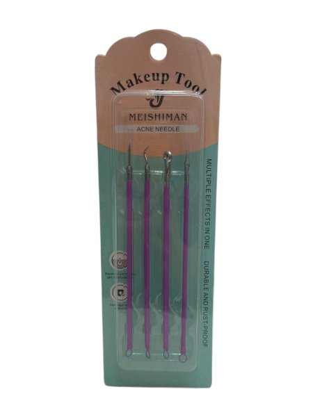 🪡 أدوات تنظيف البشرة (حبوب) و الزوان– Acne Extraction Tool Set