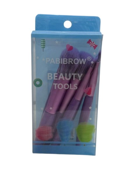 🖌️ طقم فرش مكياج صغير – Mini Makeup Brush Set