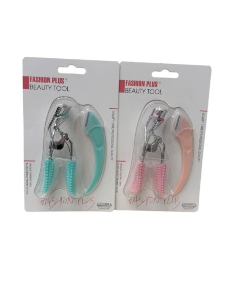 مكبس رموش مع أداة حلاقة حواجب – Eyelash Curler & Eyebrow Razor (Fashion Plus)