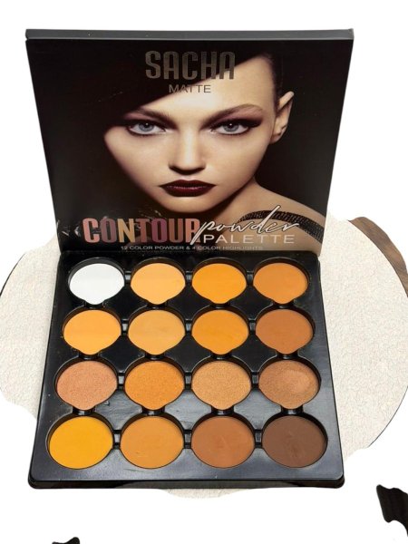 Sacha Matte Contour Powder Palette – باليت كونتور ساشا