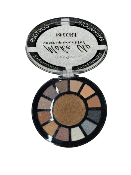 ) Make Up 13 Color Eyeshadow & Highlighter – باليت ميك أب الدائرية