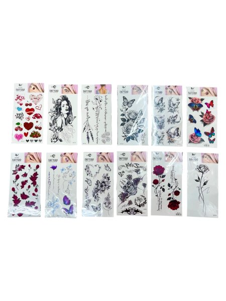 ستيكرات تاتو مؤقتة Tattoo Stickers تتو