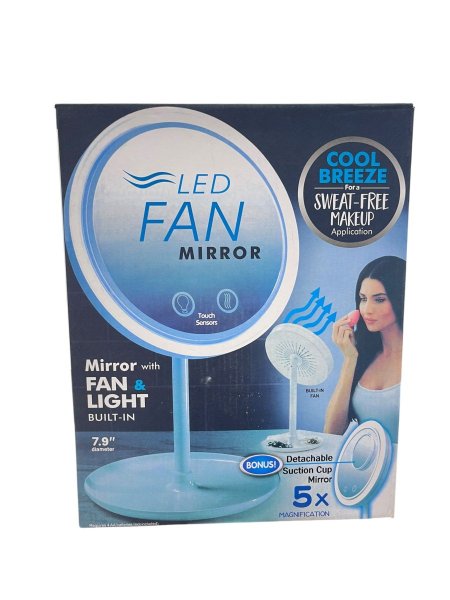 مرآة LED مع مروحة LED Fan Mirror