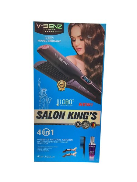 مكواة شعر V-BENZ Salon King’s 4 in 1 V-8217