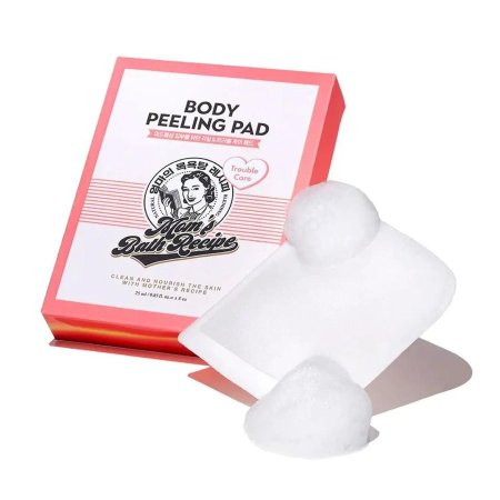 Mom’s Bath Recipe Body Peeling Pad Pink – باد تقشير الجسم الوردي