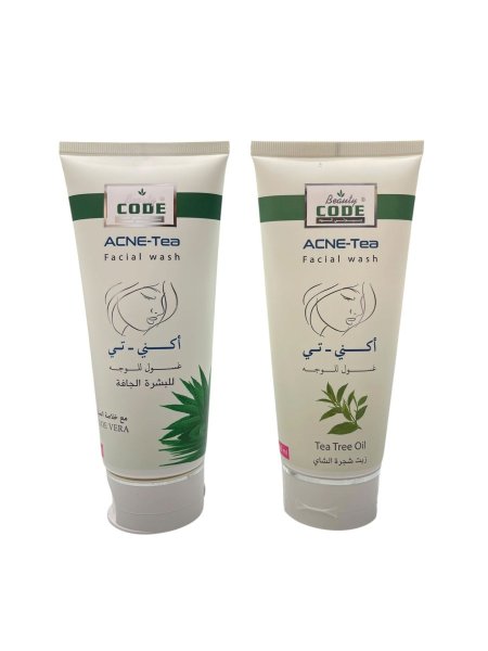 غسول Acne-Tea Facial Wash – Beauty Code Acne Tea
