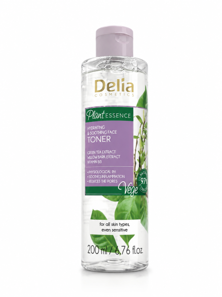 تونر Delia Plant Essence لترطيب وتهدئة البشرة