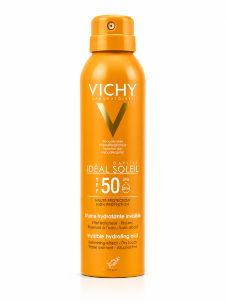 فيشي إيديال سولي سبراي واقي شمس SPF50 – Vichy Idéal Soleil Invisible Hydrating Mist SPF50