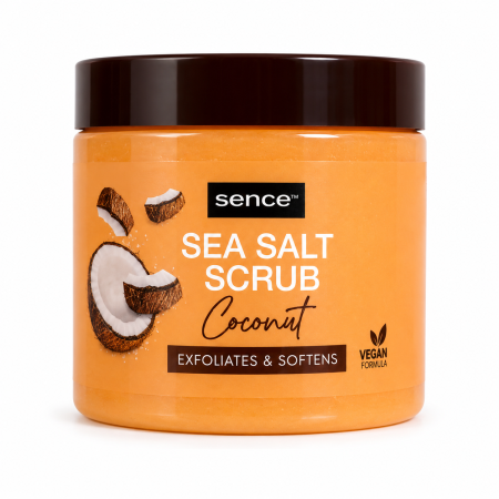 سكراب ملح البحر بجوز الهند – Sence Sea Salt Coconut Body Scrub