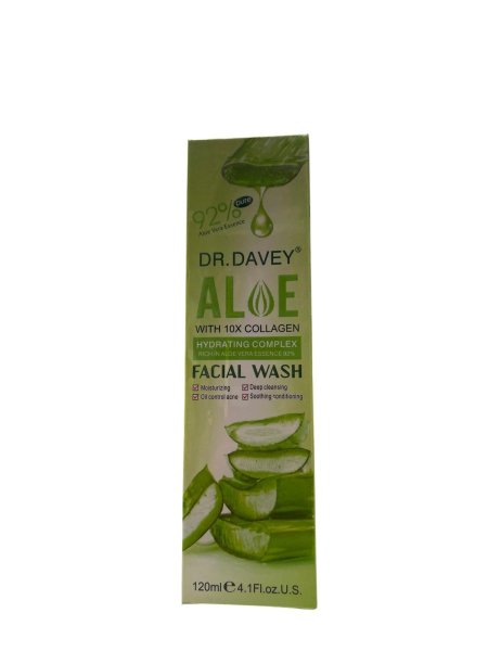 Dr. Davey Aloe Facial Wash – غسول الألوفيرا والكولاجين من دكتور ديفي