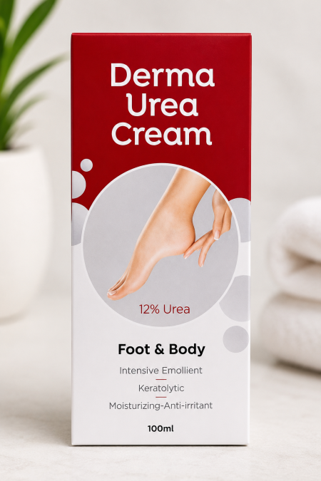كريم Derma Urea 12% للعناية بالقدمين والجسم