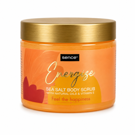 سكراب ملح البحر للجسم – Sence Energize Sea Salt Body Scrub