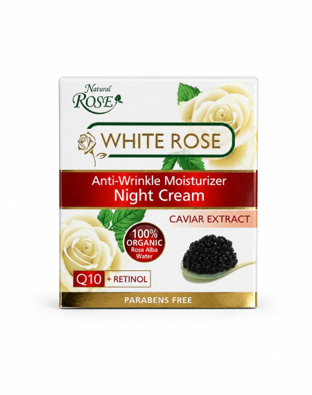 كريم الليل وايت روز مضاد التجاعيد – White Rose Anti-Wrinkle Night Cream