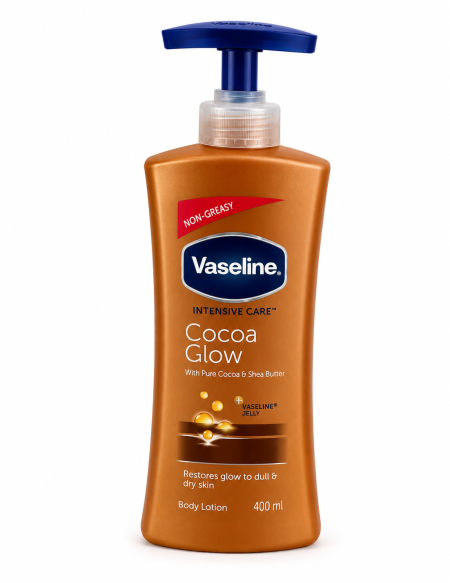 فازلين لوشن كاكاو جلو – Vaseline Intensive Care Cocoa Glow Body Lotion