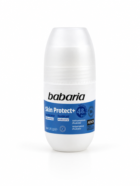 Babaria Skin Protect+ Roll-On مزيل عرق مضاد للبكتيريا