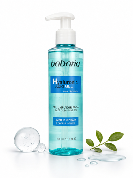 Babaria Hyaluronic Acid Gel Face Cleansing Gel غسول الوجه بحمض الهيالورونيك