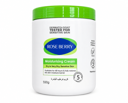 كريم روز بيري المرطب للبشرة الحساسة – Rose Berry Moisturising Cream
