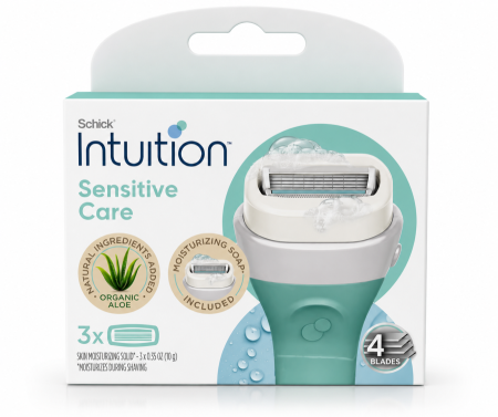شفرات Schick Intuition Sensitive Care (3 رؤوس)
