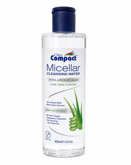 ألترا كومباكت ماء ميسيلار بالألوفيرا – Ultra Compact Micellar Cleansing Water Aloe Vera
