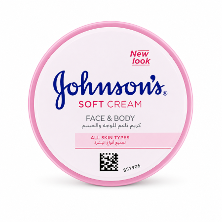 كريم جونسون سوفت للوجه والجسم – Johnson’s Soft Cream Face & Body