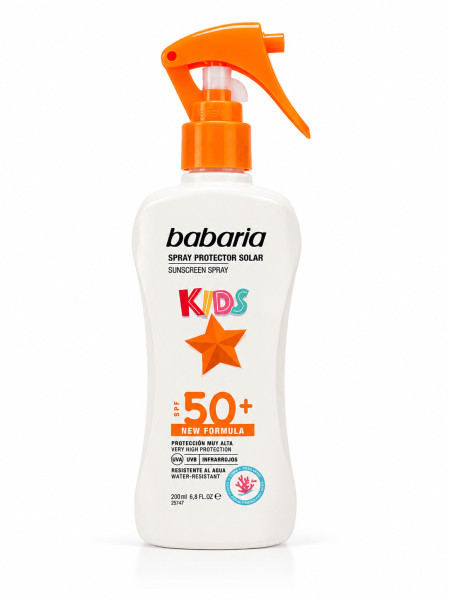 Babaria Kids SPF 50+ Sunscreen Spray بخاخ واقي شمس للأطفال