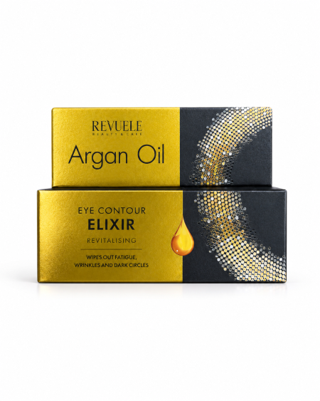 إليكسير زيت الأرغان لمحيط العين – Revuele Argan Oil Eye Contour Elixir