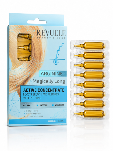 أمبولات ريفيول Revuele Arginine Active Concentrate – 8 × 5 مل