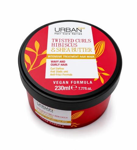 URBAN Care Twisted Curls Hair Butter أوربان كير زبدة شعر بالكركديه وزبدة الشيا