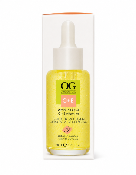 سيروم الكولاجين بفيتامين C + E (OG Outdoor Girl Vitamin C+E Collagen Face Serum