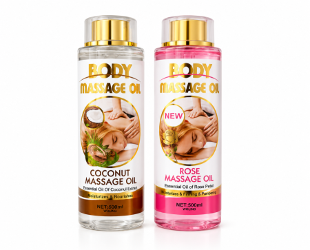 زيت مساج بالورد – Rose Body Massage Oil