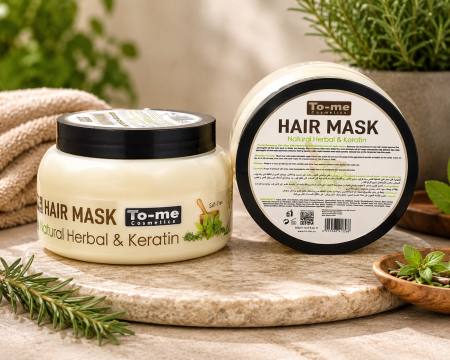 حمام كريم To-me Natural Herbal & Keratin للشعر