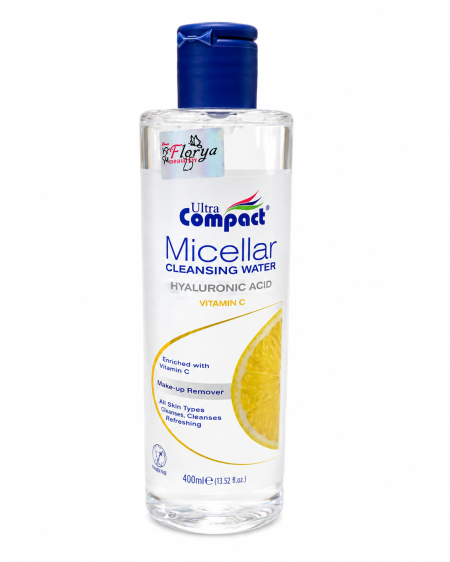 ألترا كومباكت ماء ميسيلار بفيتامين C – Ultra Compact Micellar Cleansing Water Vitamin C & Hyaluronic Acid