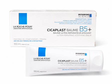 لاروش بوزيه سيكابلاست بوم B5+ كريم مرمم ومهدئ للبشرة - 100 مل La Roche-Posay Cicaplast Baume B5+ Repairing Balm 100ml