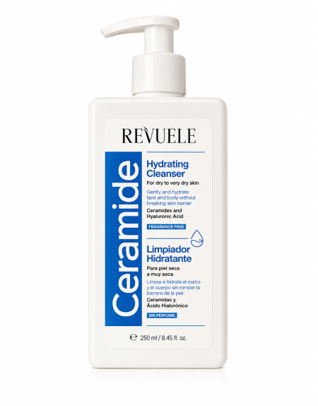 غسول سيراميد مرطب للبشرة الجافة – Revuele Ceramide Hydrating Cleanser