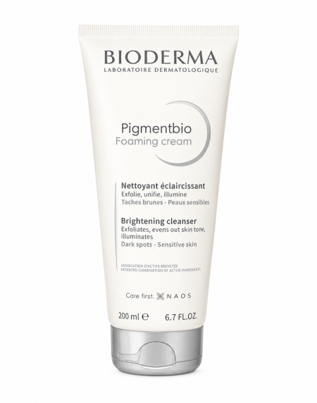 غسول تفتيح وتوحيد البشرة – Bioderma Pigmentbio Foaming Cream