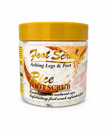 مقشر القدم بالأرز – Rice Foot Scrub