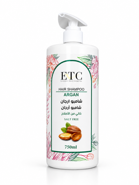 شامبو ETC بالأرجان للشعر – خالٍ من الأملاح – 750 مل