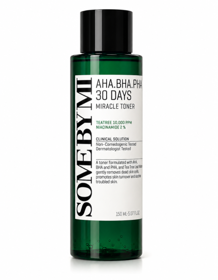 تونر سوم باي مي المعجزة 30 يوم AHA BHA PHA (Some By Mi AHA BHA PHA 30 Days Miracle Toner)