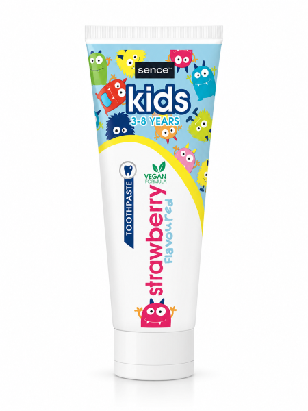 معجون أسنان للأطفال Sence Kids بنكهة الفراولة