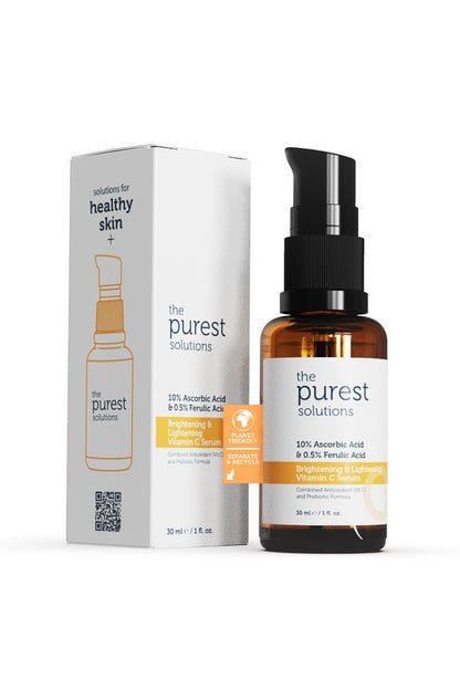 The Purest Solutions Vitamin C Serum 10% Ascorbic Acid + 0.5% Ferulic Acid