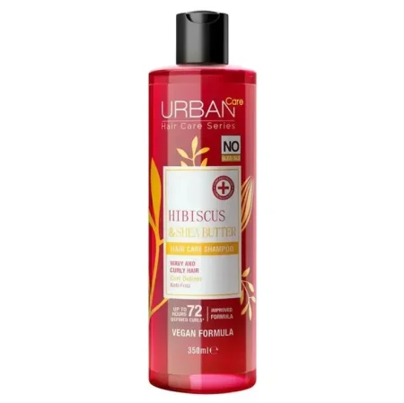 URBAN Care Twisted Curls Hibiscus & Shea Butter Shampoo أوربان كير شامبو للشعر الكيرلي بالكركديه وزبدة الشيا